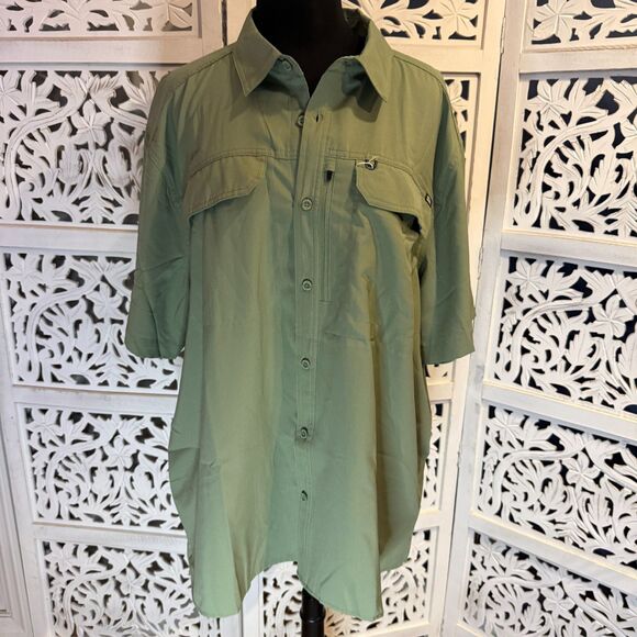 Eddie Bauer Other - New With Tags Eddie Bauer 2xl Green Hiking Fishing Vented shirt Men